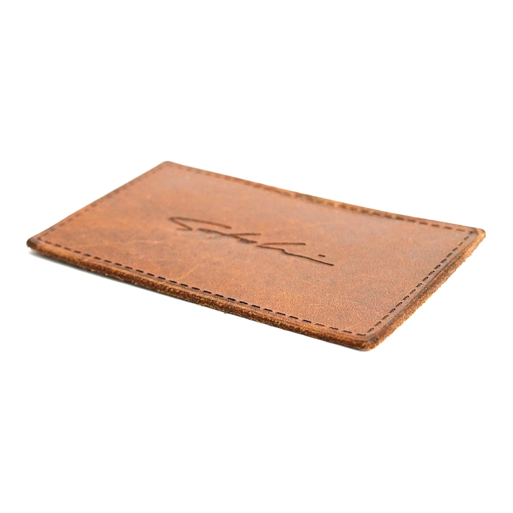 Custom leather patch for hat