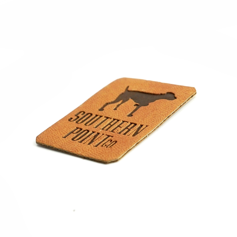 Custom leather patch for hat